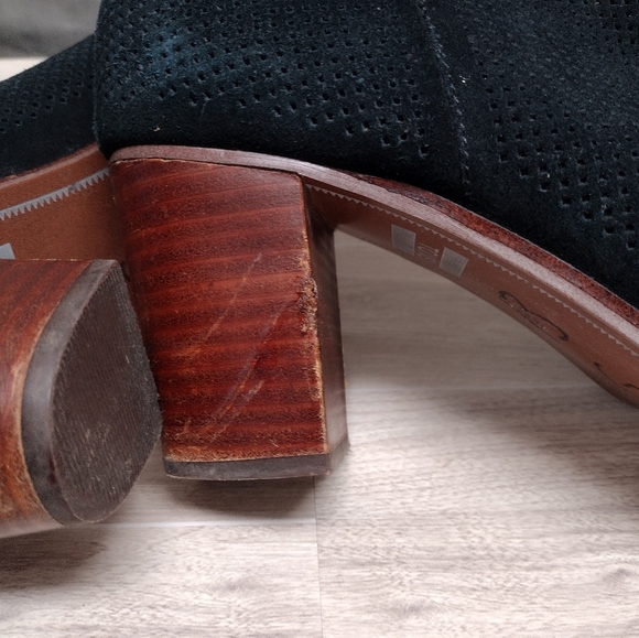 Toms ‘Lunata’ Black Suede Ankle Boots Women's‎ Size 11 - Picture 7 of 10